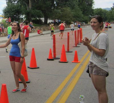 Diana Sanchez, volunteer, 2014 FireKracker 5k
