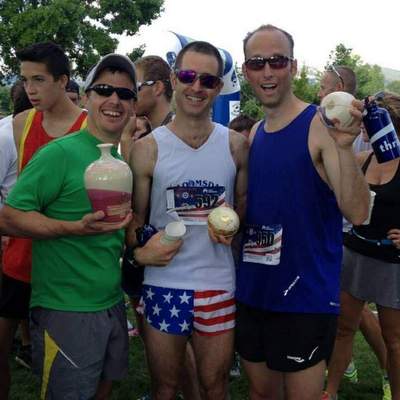 Award winners at the FireKracker 5k race.